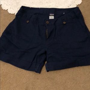 Patagonia size 8 Navy shorts